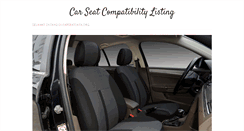 Desktop Screenshot of carseatdata.org